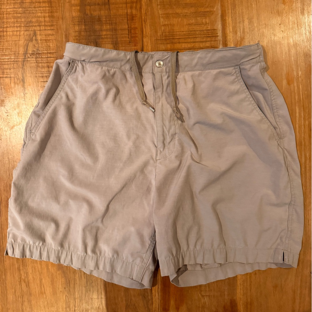 Buck Mason 6” Deck Shorts light grey 34